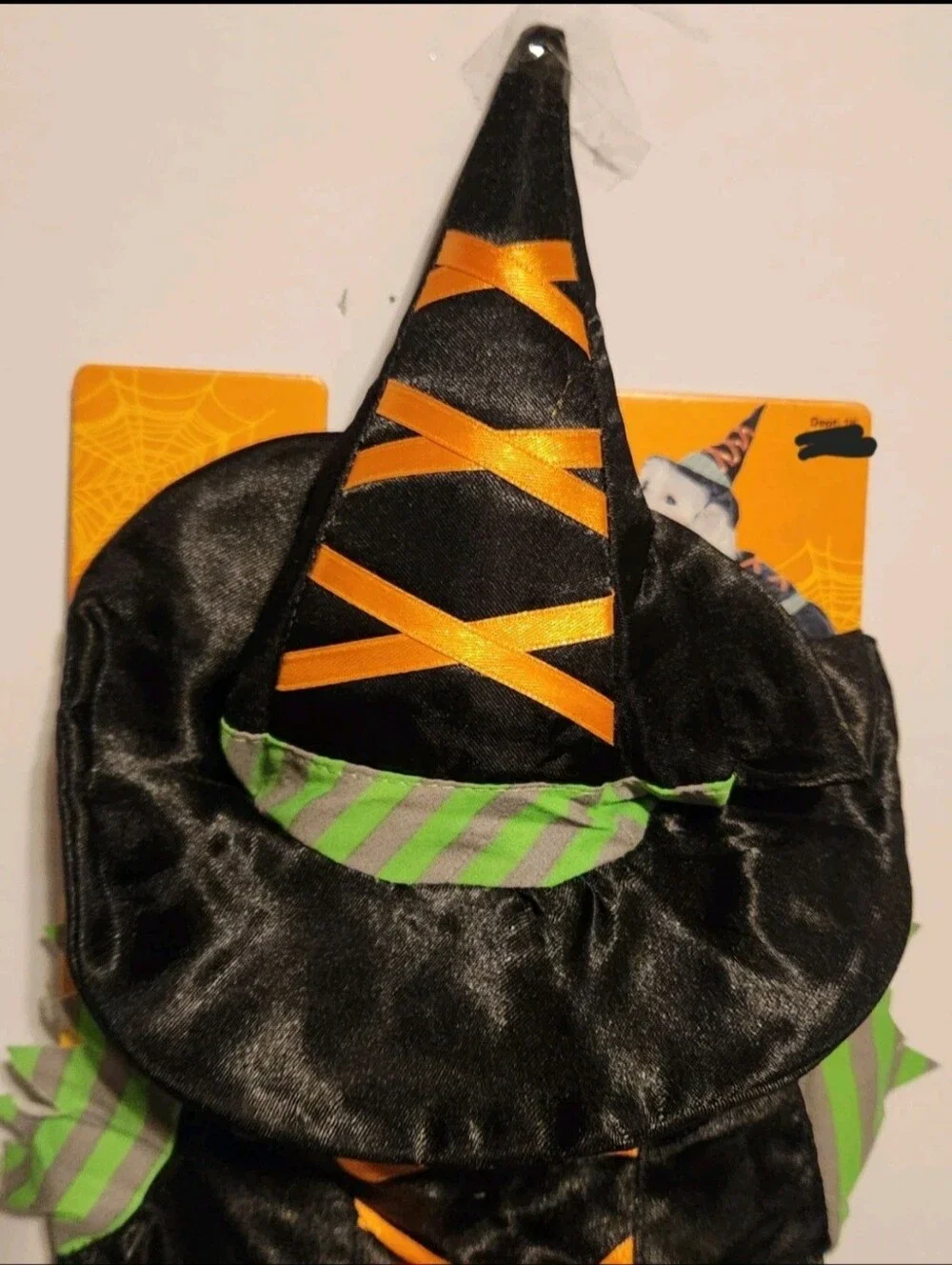 Dog/Pet Witch Halloween Costume Hat & Outfit Sz. XS X-small 9-11